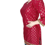 Dark Pink Short Kurti