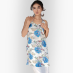 Halter Neck Kurti With Side Slit